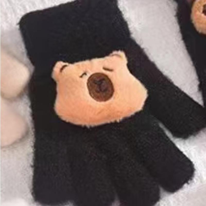 Children's Gloves Winter New Boys and Girls Baby Five-finger Gloves To Keep Warm and Keep Out the Cold