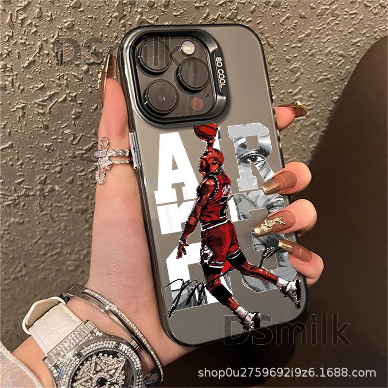 

iPhone 15 Pro Баскетбол Нет. 23 Жесткий чехол для iPhone 14/13/12 Pro Max - Лазерный дизайн 13