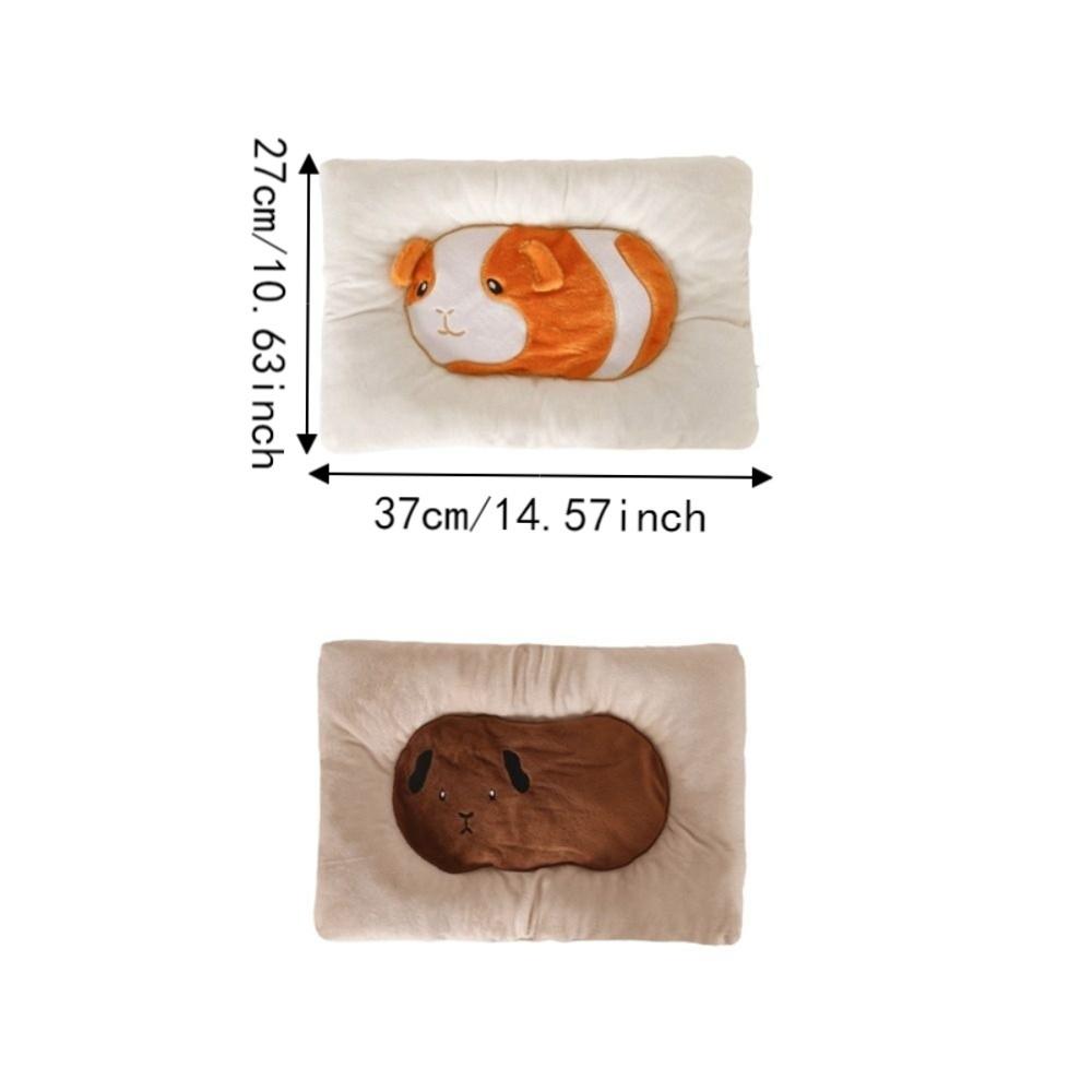 Comfortable Guinea Pig Plush Cushion Thickened Soft Small Animal Sleeping Mat  Autumn Winter