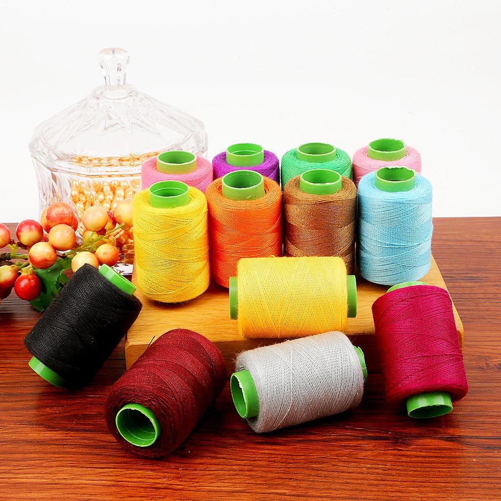 Handmade Colored Polyester Sewing Thread for Household Machines & Crochet
