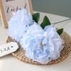 1Pc Fake Flower DIY Artificial Peony Bouquet Decor Home Table Decor Wedding Wall Materials Floral Silk Flowers Bridal Bouquet