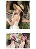 Women's Large Brim Straw Sun Hat for Summer Beach and Seaside Vacation, Anti-UV Protection
