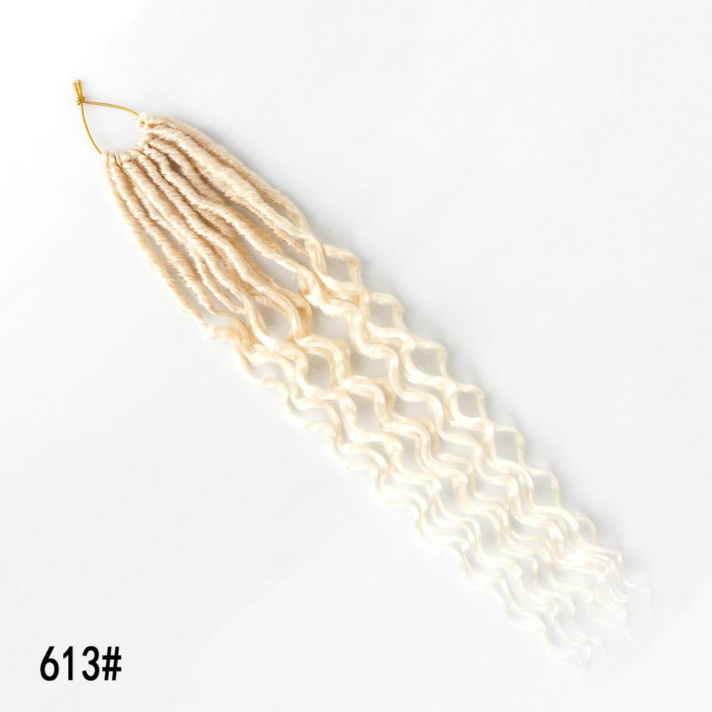 Locs di Dea Ricci Crochet Capelli Locs Morbidi Treccine Sintetiche Estensioni Capelli Stile Bohemien per Donne Nere