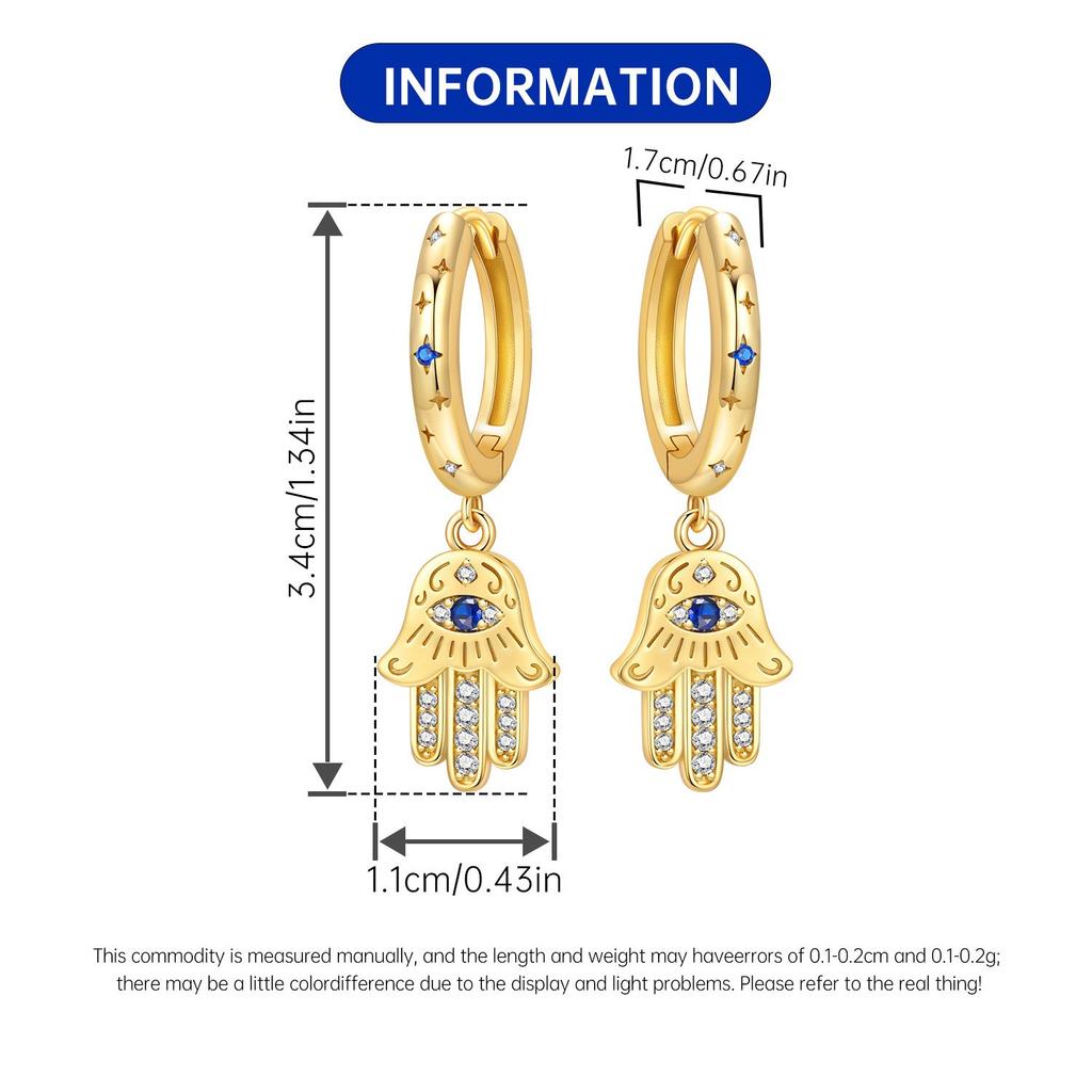 Simple Heart Cross Earrings For Women Fashionable Gold Elegant Jewelry Gift