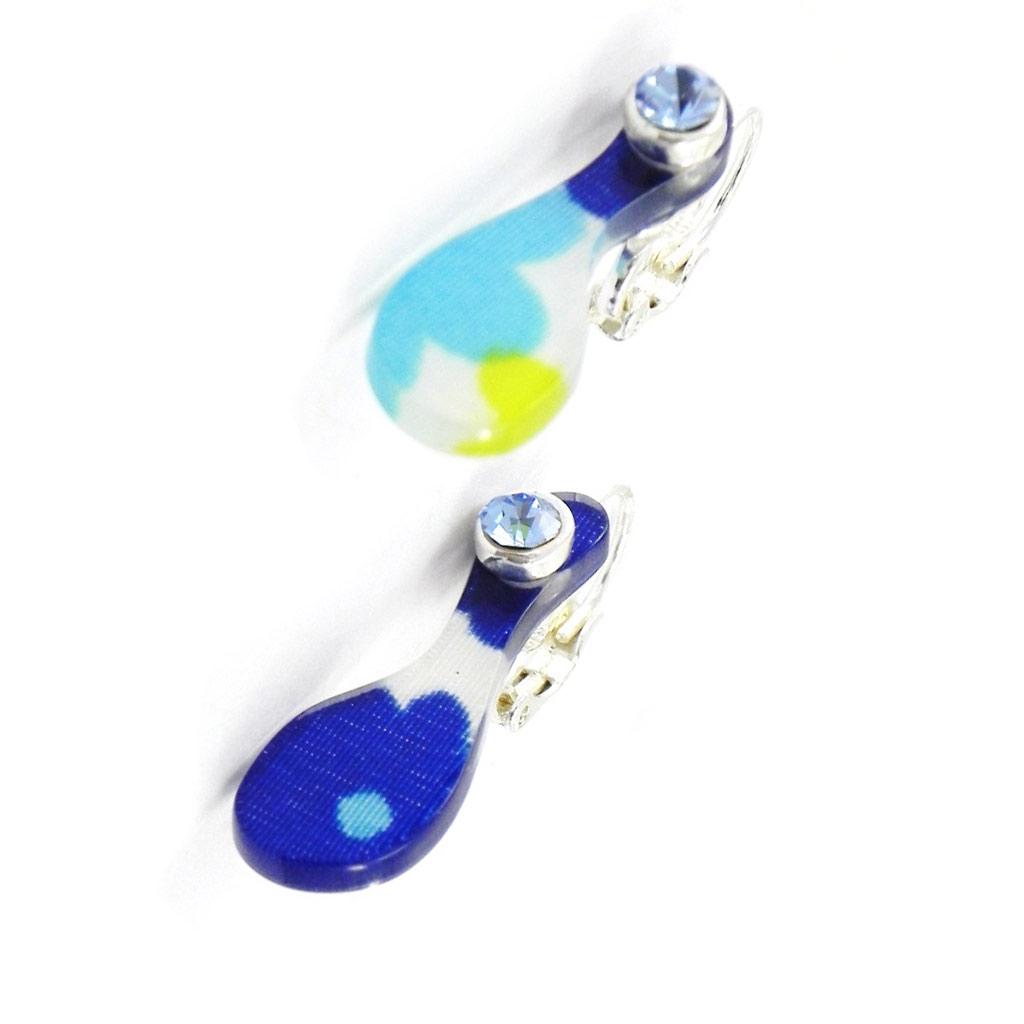 NOA [I4769] - Boucles Créateur 'Liberty' bleu