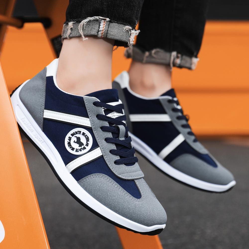 New Men's Shoes Fashion Sports Lightweight Running Shoes Men's Casual Soft-soled Beanie Shoes Versatile Student Shoes