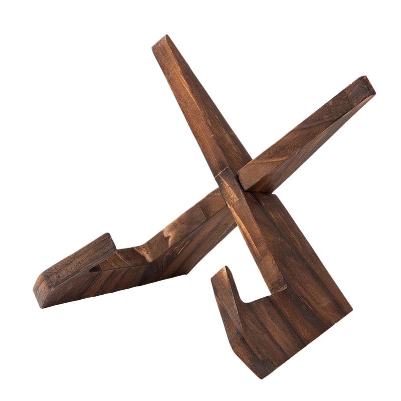 Wooden Cookbook Holders Document Tablet Reading Record Display Stand Photo Frame Bracket Home Kitchen Cookware Storage Rack