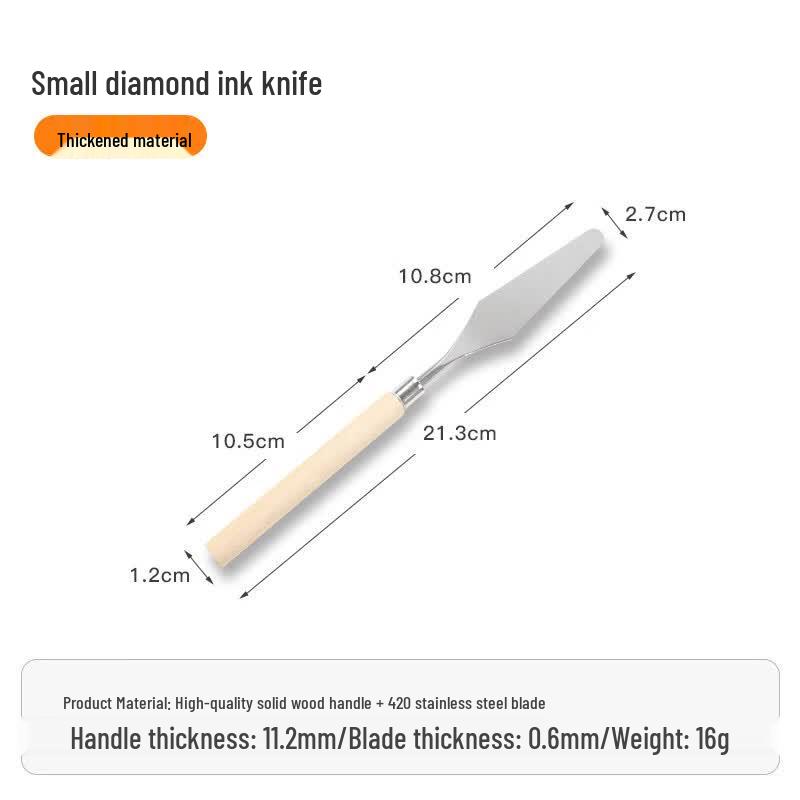 Shouli Ares Stainless Steel Ink Mixing and Scraper Tool