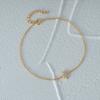 CANNER European American Style Eight-Pointed Star Zircon Bracelet S925 Silver Personality Simple Versatile Bracelet