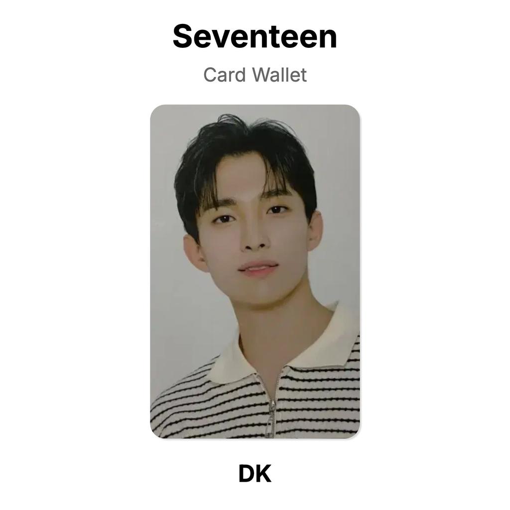 Seventeen Card Wallet Official Photocard