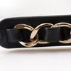 Chanel Katyusha Other Accessories COCO Mark Chain Black / Silver Lambskin Women Used