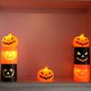Horror Props Pumpkin Lamp LED Candle Lamp High Quality Ghost Festival Decoration  Photography Props