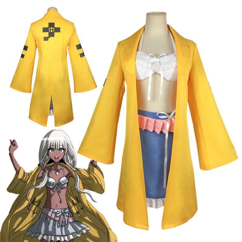 Danganronpa V3 Angie Yonaga Cosplay Costume With Exquisite Workmanship Coat Skirt Wig