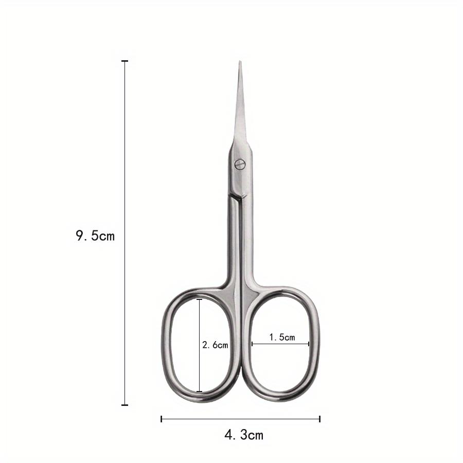 1 Stück Edelstahl Nagelhautzange zur Vorbehandlung für Maniküre, Augenbrauen und Schönheitsschere für Heimsalon, Nagelbedarf, Nagelwerkzeuge