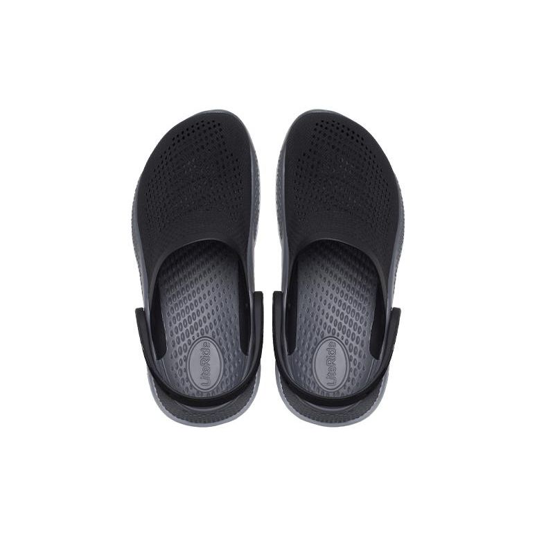 Crocs Literide Fabric Sport Sandals Unisex Sandals Black 206708-0DD