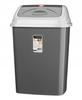 Kippmülleimer, Kunststoff, grau, 16 l