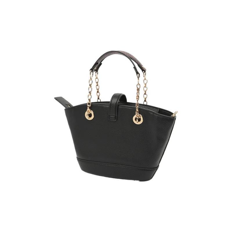 Coach Lane 19 Pebbled Leather Zipper Chain Detachable Bag Strap Dumpling Bag Shoulder Bag Crossbody Bag Small Women Black