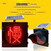 Double-Sided Solar LED Traffic Warning Strobe Light for Construction Sites