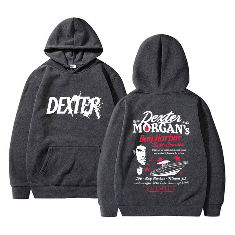 TV Play Dexter Morgan Graphic Hoodie Man Fashion Oversized Streetwear Men Women Casual Vintage Fleece Cotton Hooded Sweatshirt