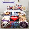 Deltarune Strange Journey Bedding Quilt Set Quilt Cover Pillowcase Home Decoration Birthday Gift (1 * Duvet Cover + 2 * Pillowcase, Without Core)