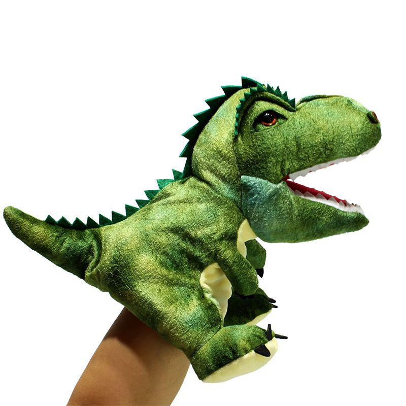 11 Style Dinosaur Hand Puppet Plush Toys Performance Hand Gloves Control