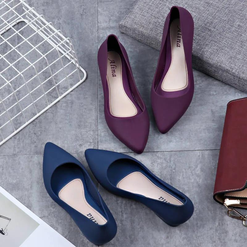 Fashion Pointed Shallow Wedges pumps women shoes 2025 spring autumn shoes women Elegant Casual Work Low heel Slip Casual ladies shoes889