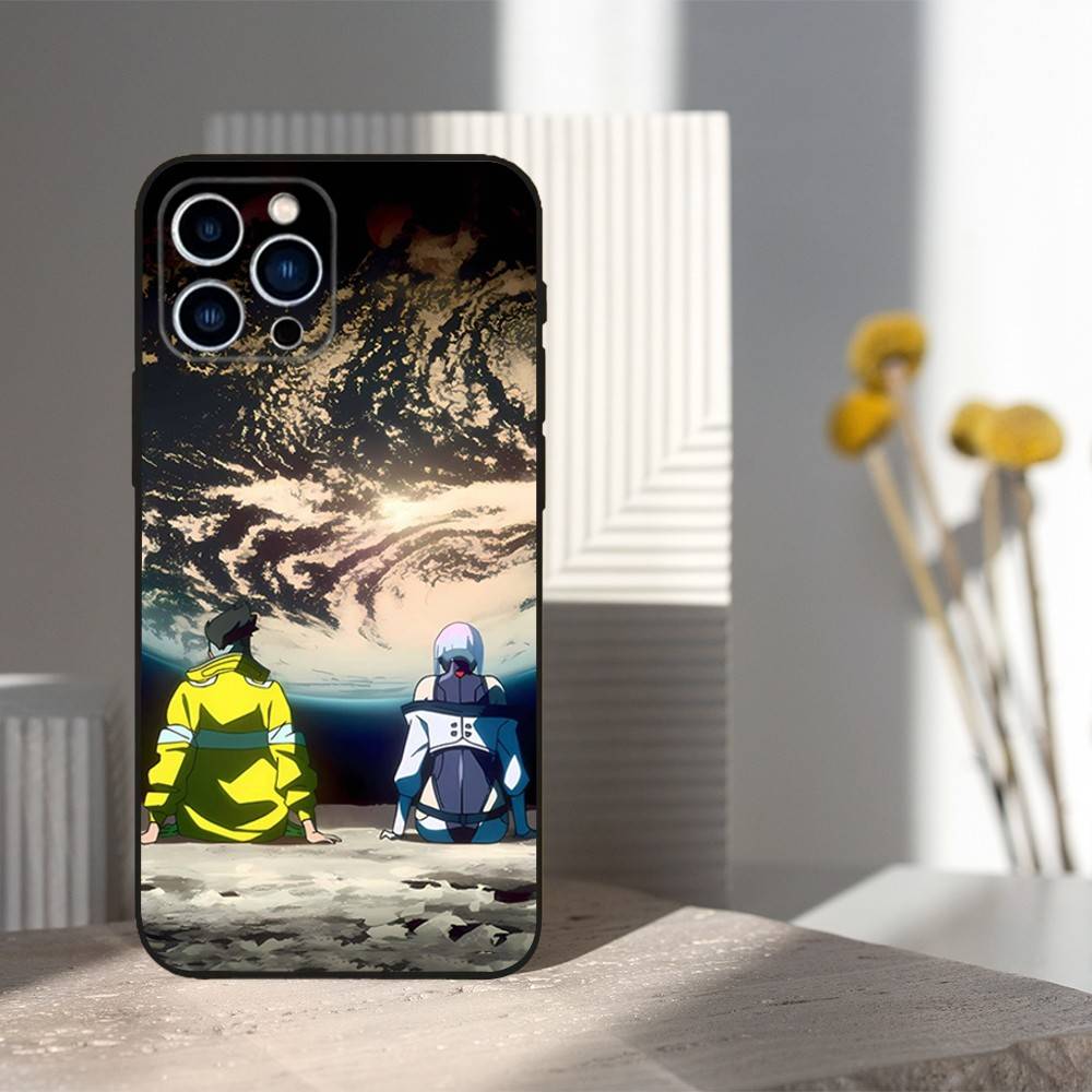 

E-Edgerunners Game Cyberpunk Phone Case For iPhone 16,15,14,13,12,11 Plus,Pro Max,XS,X,XR,SE,Mini,8,7,Soft Silicone Black Cover iPhone13mini