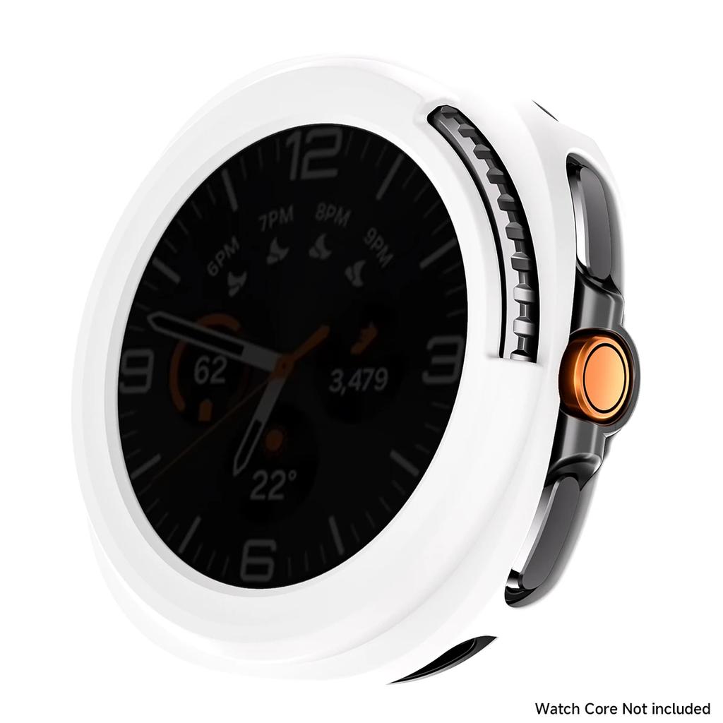 PC-fodral+Glas Sekretessfilm Fodral För Samsung Galaxy watch 8 Classic Tillbehör Skärmskydd Stötfångare Skyddande Hölje Klocka 8
