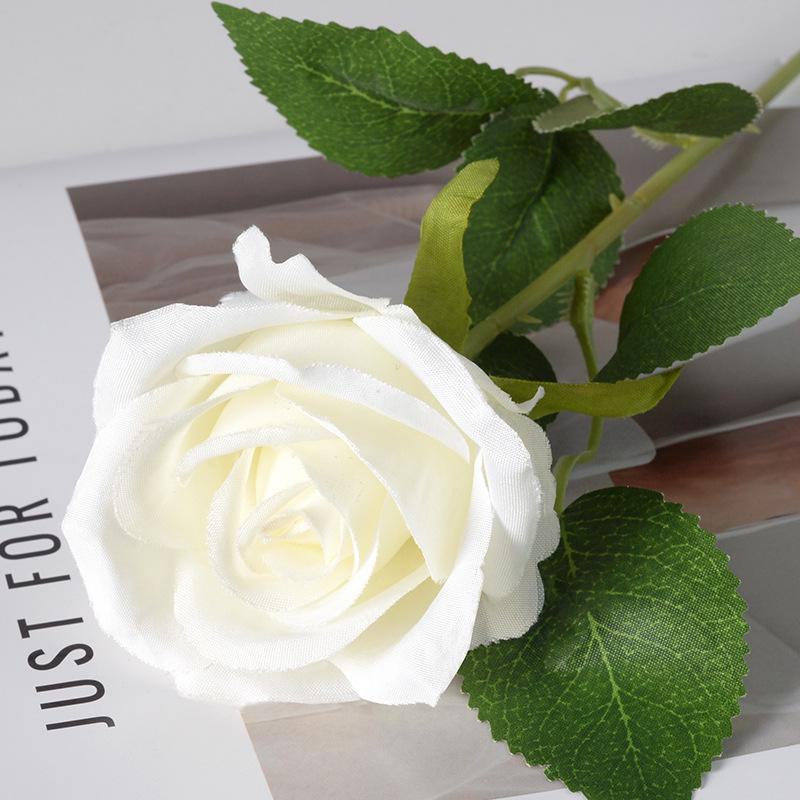 Artificial Silk Rose Bouquet for Wedding and Home Decoration