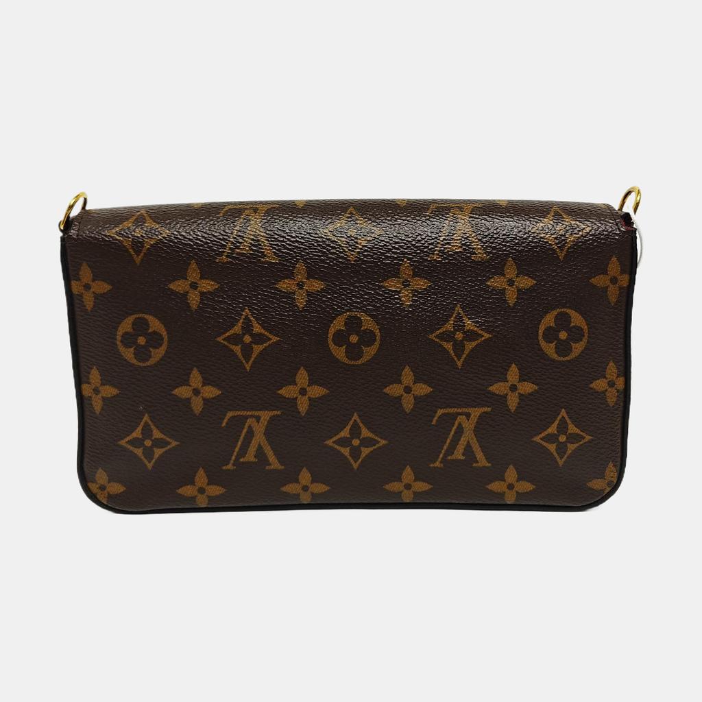 [Usado] Louis Vuitton Pochette FéLicie 'Lona Monograma Marrom' - Excelente #1N3GQOL