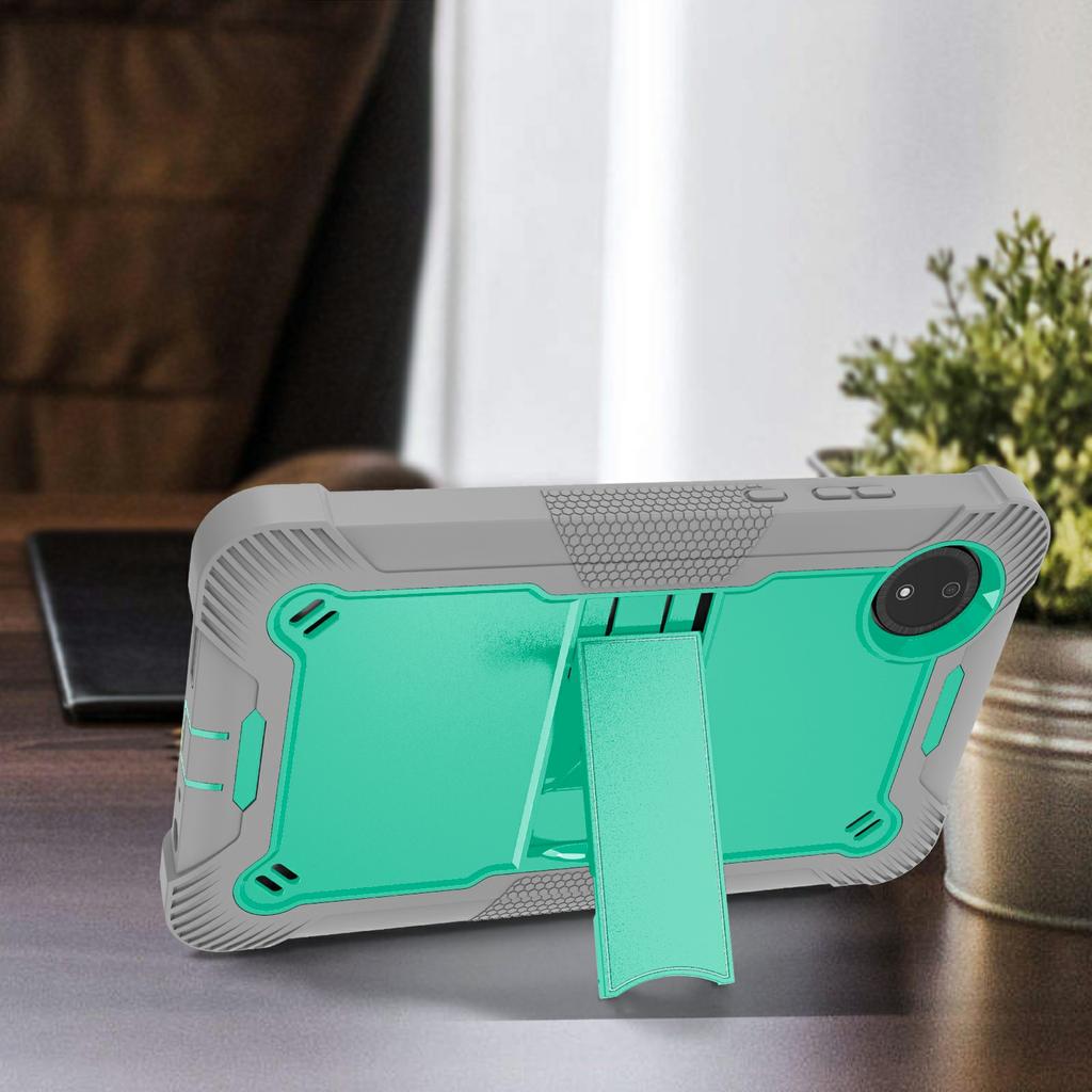 For Xiaomi Redmi Pad SE 4G 8.7 inch Case Silicone+PC Tablet Protective Cover with Kickstand