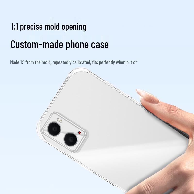 OPPO A36 Airbag Anti-drop Transparent TPU Protective Case