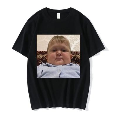 2026 FrühlingSommer Hasbulla Herren Klassisch Mini Khabib Logo Muster Lustig und Interessant Streetwear T-Shirt