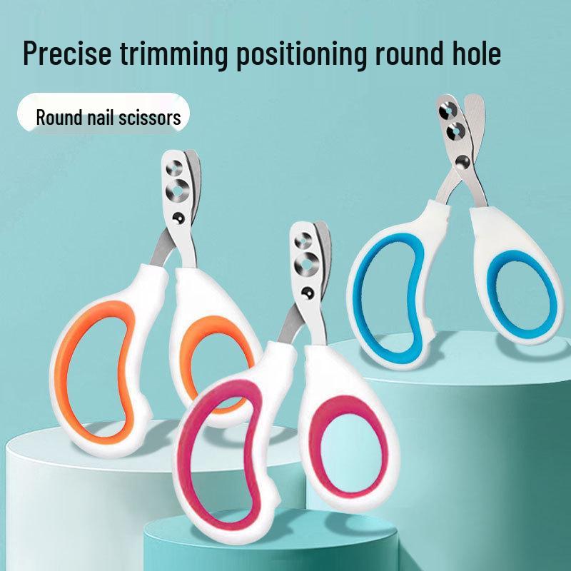 Anti-Bleeding Cat Nail Clipper for Newbies - Round Hole Design To Prevent Scratches
