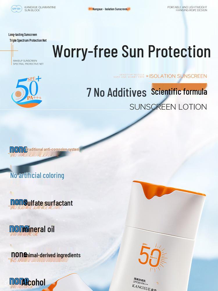 Fresh & Beautiful Women's Whitening Double Protection UV Cycling Neck Sunscreen Lotion - Full Body High Protection