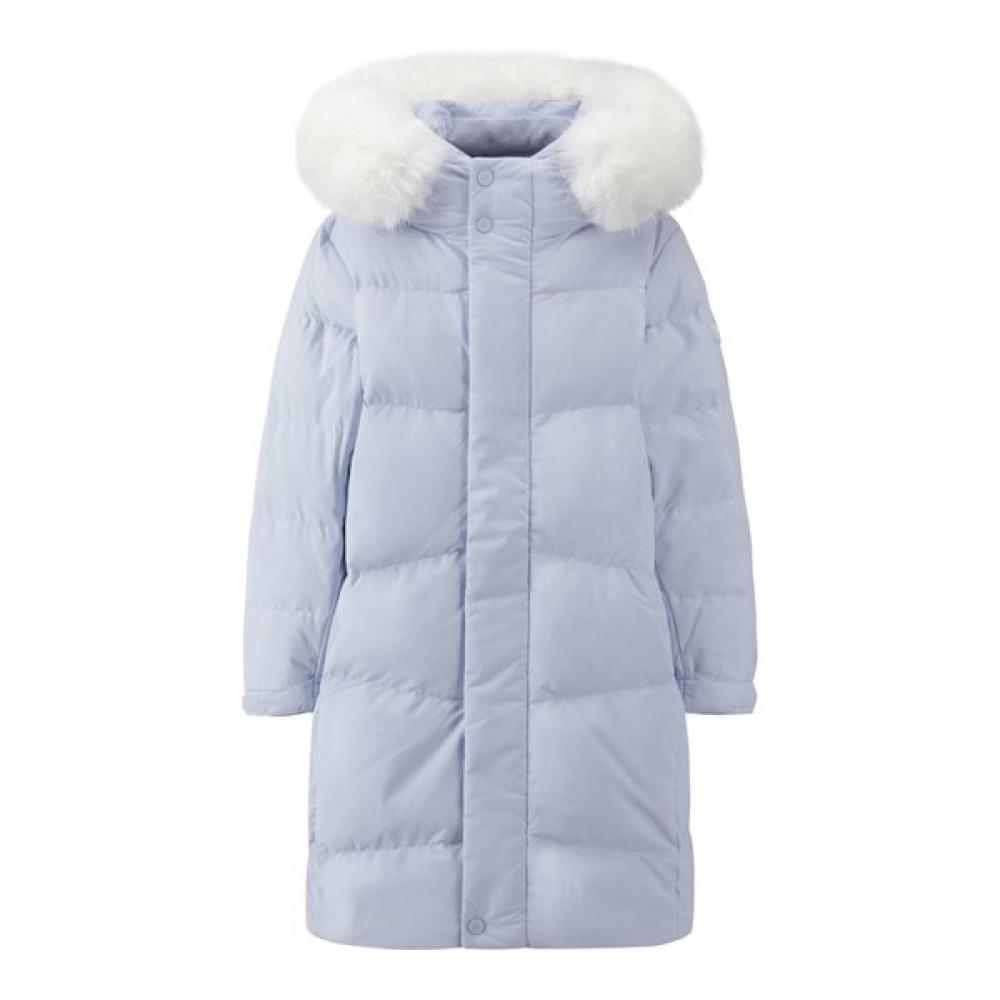 BLACKYAK KIDS Boys Long Down Jacket Winter Fur Jacket