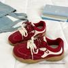 2025 Women's Red German Hiking & Casual Lightweight All-Match Skate Shoes