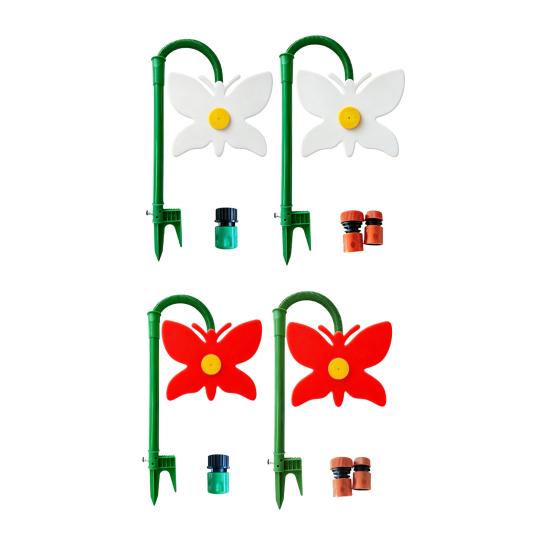 Aspersor de Jardín de Mariposas, Aspersor de Agua para Césped Giratorio de 360 Grados, Divertido Aspersor de Mariposa Danzante para Riego de Jardín en el Patio, Perros Niños Exterior
