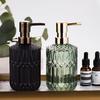 Glass Lotion Bottle Anti-Slip Bottom Transparent Design Large Capacity Liquid Dispenser