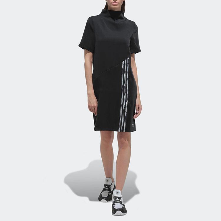 adidas X Danielle Cathari Abito Dolcevita Donna Nero Bianco FN2782