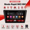 2Din Android Car-Play Car Radio,Skoda Rapid NH3 NH1 2012-2020,Multimedia Player Head Unit Stereo GPS Navigation BT WIFI,2+32GB