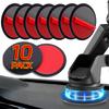 Soporte Adhesivo con Ventosa Universal para Coche, Base ABS de Almohadilla Adhesiva para Salpicadero para Soportes de Navegación GPS, Soporte Redondo para Teléfono Móvil de Coche
