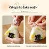 100Pcs Sushi Bags Lovely Japenese Triangle Rice Ball Disposable Packaging Bag Sushi Making Mold Bento Accessories