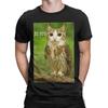 Men Meowl Cat Owl Hi Vro Funny Internet Meme T Shirt  100 Cotton Tops Vintage Short Sleeve O Neck Tees Plus Size TShirts