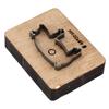 Leather Cutting Die Pig Shape 49x30mm Alloy Steel Punching Mold DIY Punch Cutter for Plastic Clay