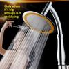 Tête de douche à main pour salle de bain, grande, ronde, à effet pluie, haute pression, rotation à 360 degrés, accessoires