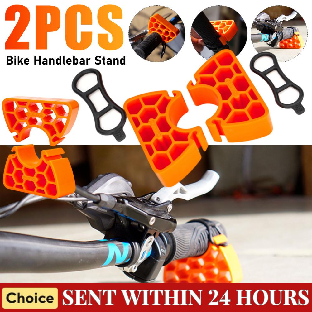 Portable Bike Handlebar Stand Stabilizer Clip-On Bicycle Inverted Stabilizer Bicycle Repair Tool for 30~34mm Grips