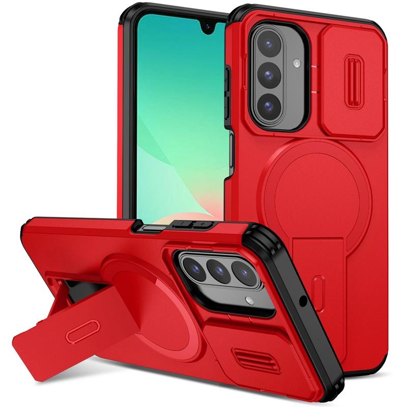 

Camera Lens Protect Phone Case For Samsung Galaxy A57 A37 A17 A55 A56 A36 A26 A16 A35 A25 A15 Magnetic Charging Kickstand Cover Galaxy A17