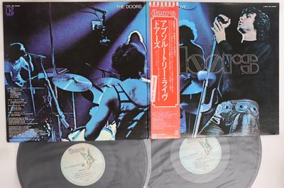 LP DOORS - Absolutely Live P634950E ELEKTRA Japan Obi Rock Gebruikt