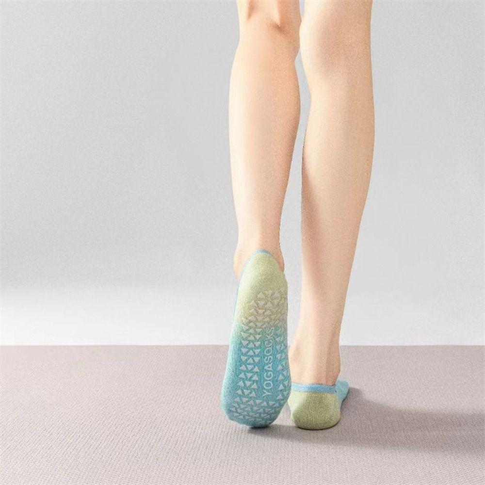 1 Pair Non-slip Yoga Socks Indoor Dance Sport Socks New Pilates Grip No-show Sock